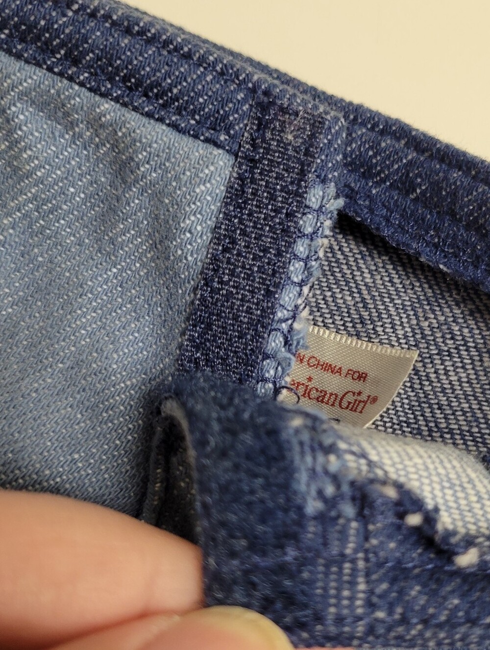 American Girl Doll Julie Albright Two-Tone Bell Bottom jeans - Pants Only - Picture 5 of 5